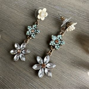Dangly Flower Earrings